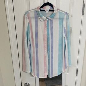 Gently Used - LulaRoe Valentina Long Sleeve Top (M)